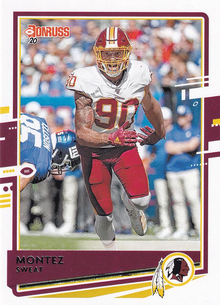 Montez Sweat #240 Washington Redskins | 2020 Panini Donruss | NFL Football