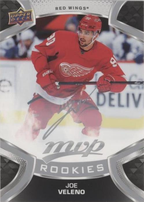 Joseph Veleno Rookie #240 Detroit Red Wings | 2021-22 Upper Deck MVP Silver Script