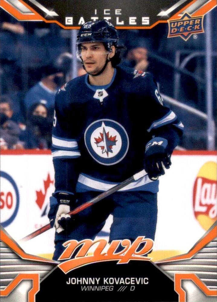 Johnny Kovacevic Rookie #240 Winnipeg Jets | 2022-23 Upper Deck MVP Ice Battles