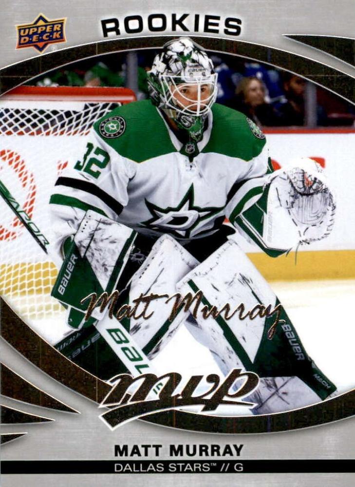 Matt Murray Rookie #240 Dallas Stars | 2023-24 Upper Deck MVP Silver Script