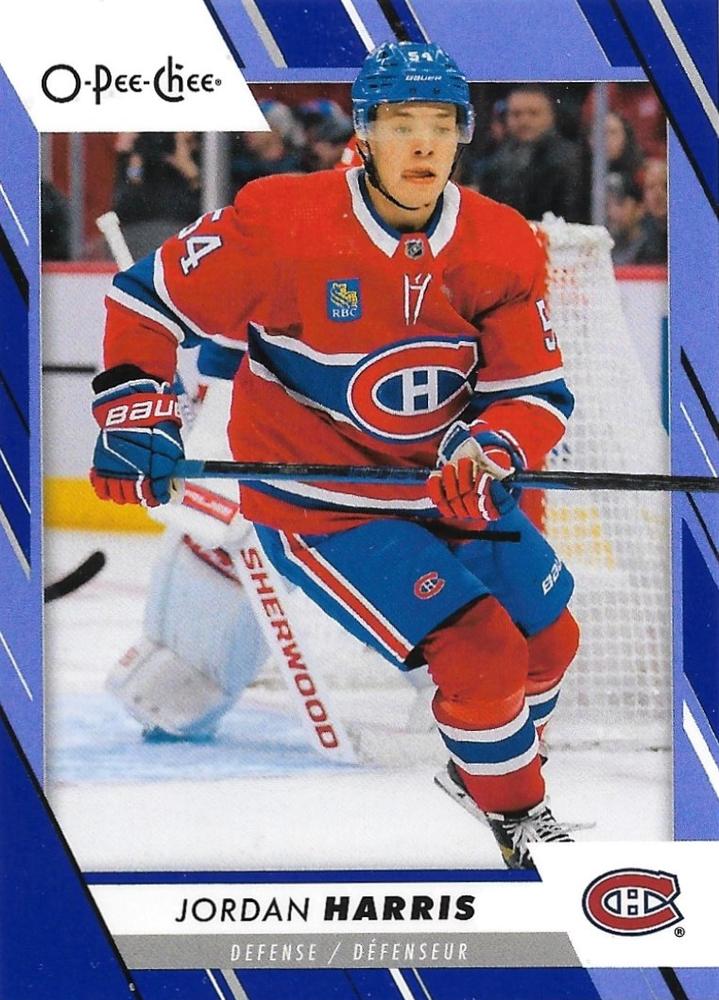 Jordan Harris #240 Montreal Canadiens | 2023-24 O-Pee-Chee Blue Border