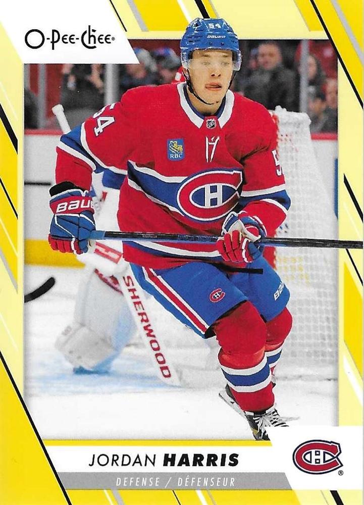 Jordan Harris #240 Montreal Canadiens | 2023-24 O-Pee-Chee Yellow Border