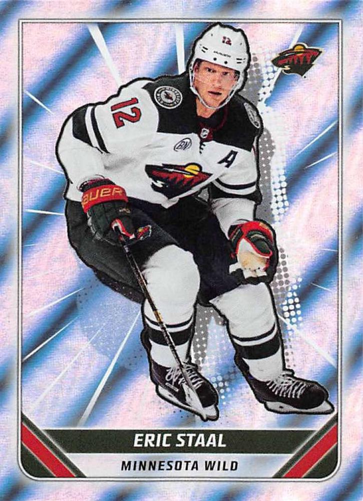 Eric Staal FOIL #241 Minnesota Wild | 2019-20 Topps NHL Sticker Collection
