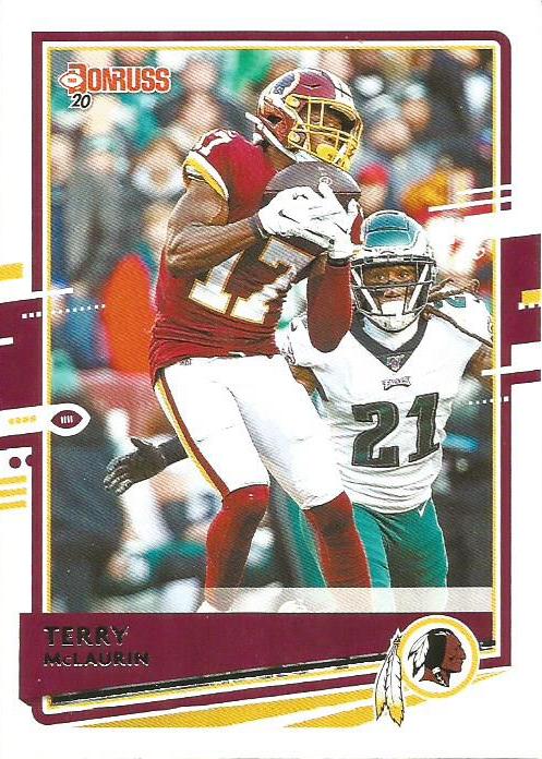 Terry McLaurin #241 Washington Redskins (Red jersey) | 2020 Panini Donruss | NFL Football