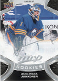Ukko-Pekka Luukkonen Rookie #241 Buffalo Sabres | 2021-22 Upper Deck MVP Silver Script