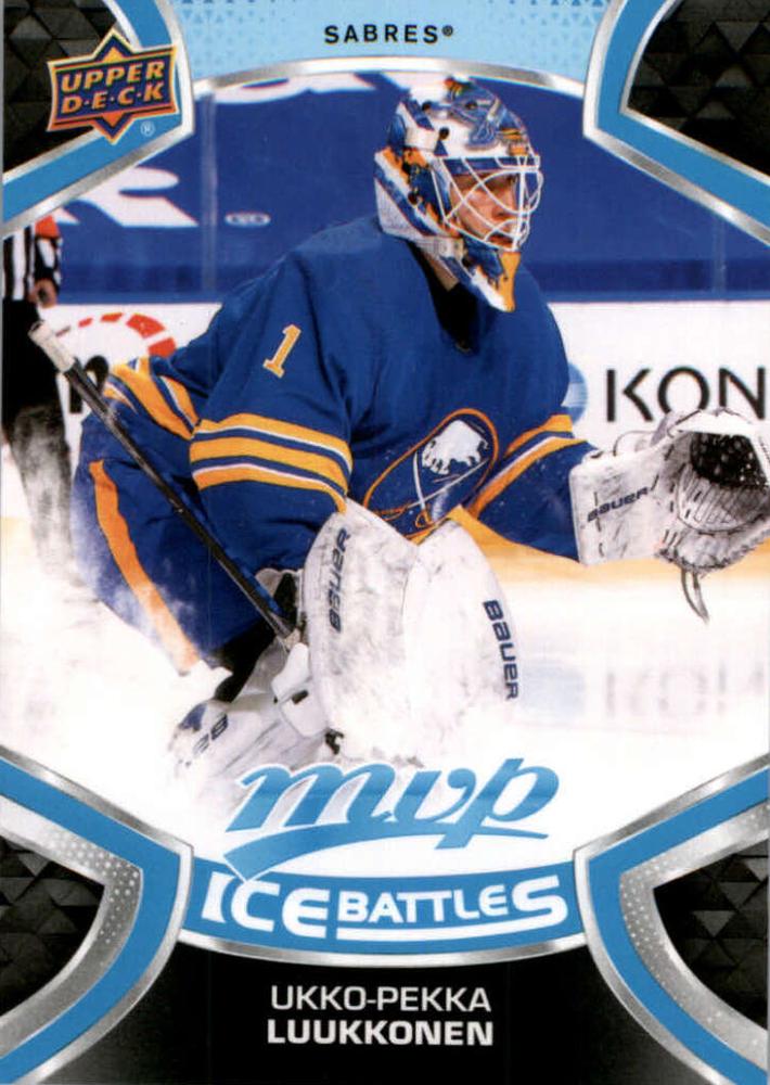 Ukko-Pekka Luukkonen Rookie #241 Buffalo Sabres | 2021-22 Upper Deck MVP Ice Battles