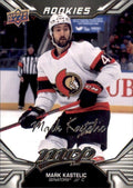 Mark Kastelic Rookie #241 Ottawa Senators | 2022-23 Upper Deck MVP Silver Script