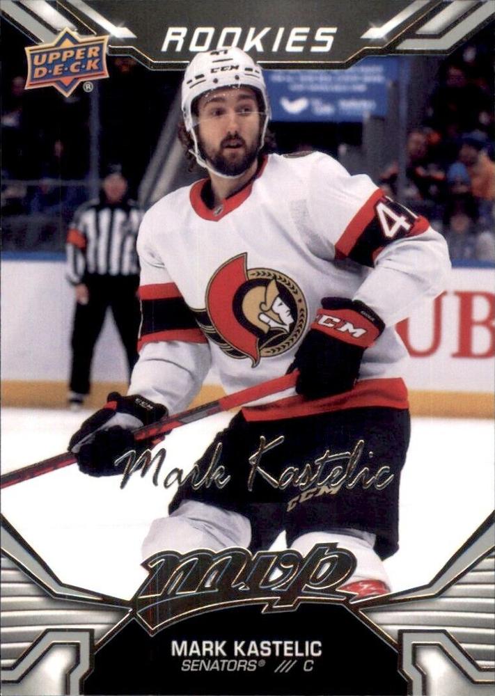 Mark Kastelic Rookie #241 Ottawa Senators | 2022-23 Upper Deck MVP Silver Script