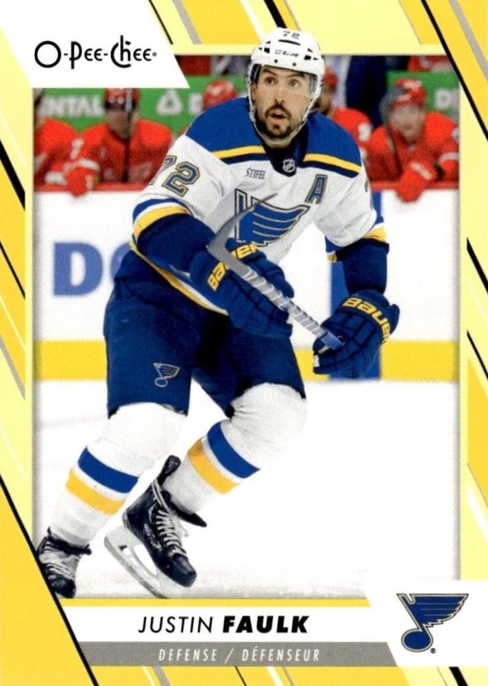 Justin Faulk #241 St. Louis Blues | 2023-24 O-Pee-Chee Yellow Border
