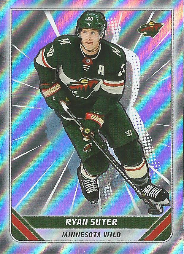 Ryan Suter FOIL #242 Minnesota Wild | 2019-20 Topps NHL Sticker Collection