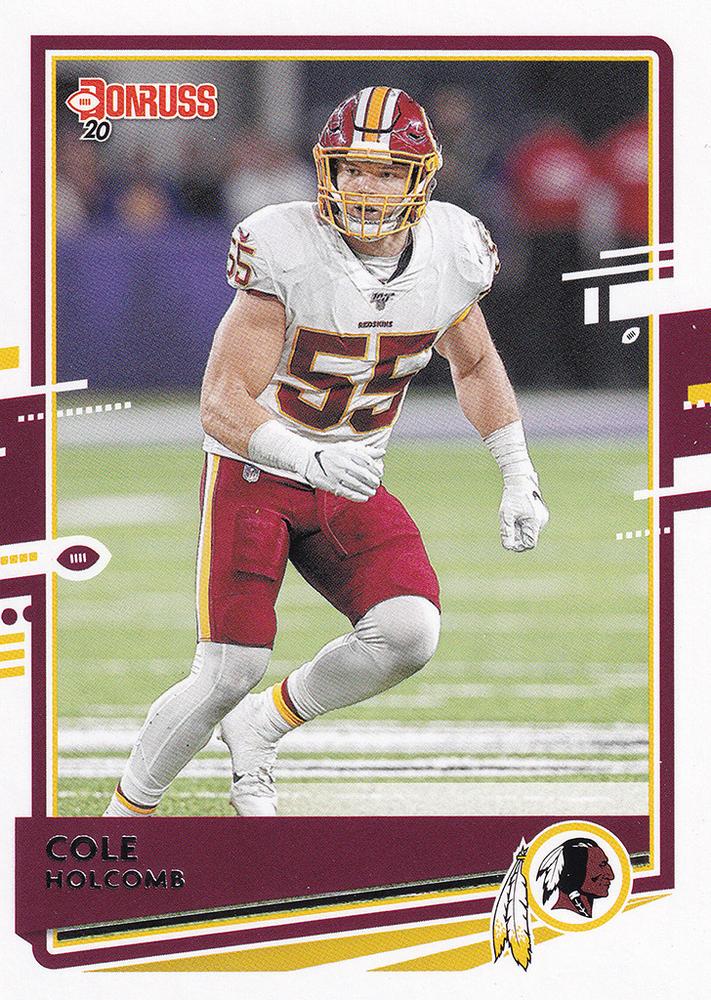 Cole Holcomb #242 Washington Redskins | 2020 Panini Donruss | NFL Football