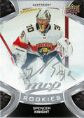 Spencer Knight Rookie #242 Florida Panthers | 2021-22 Upper Deck MVP Silver Script