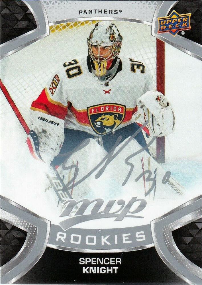 Spencer Knight Rookie #242 Florida Panthers | 2021-22 Upper Deck MVP Silver Script