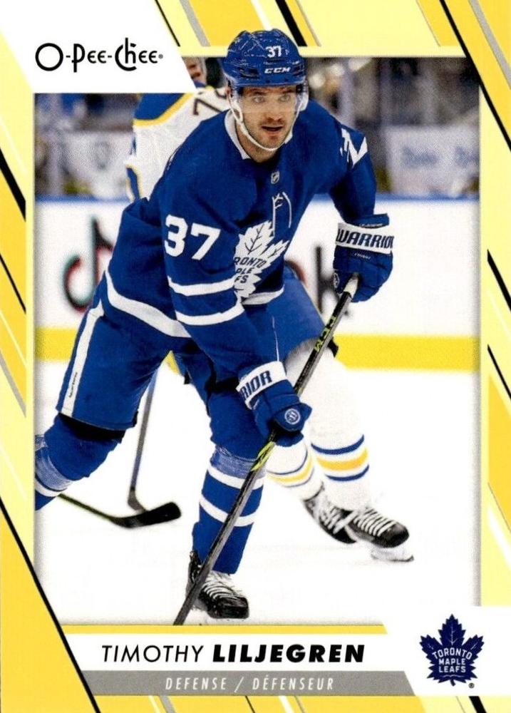 Timothy Liljegren #242 Toronto Maple Leafs | 2023-24 O-Pee-Chee Yellow Border