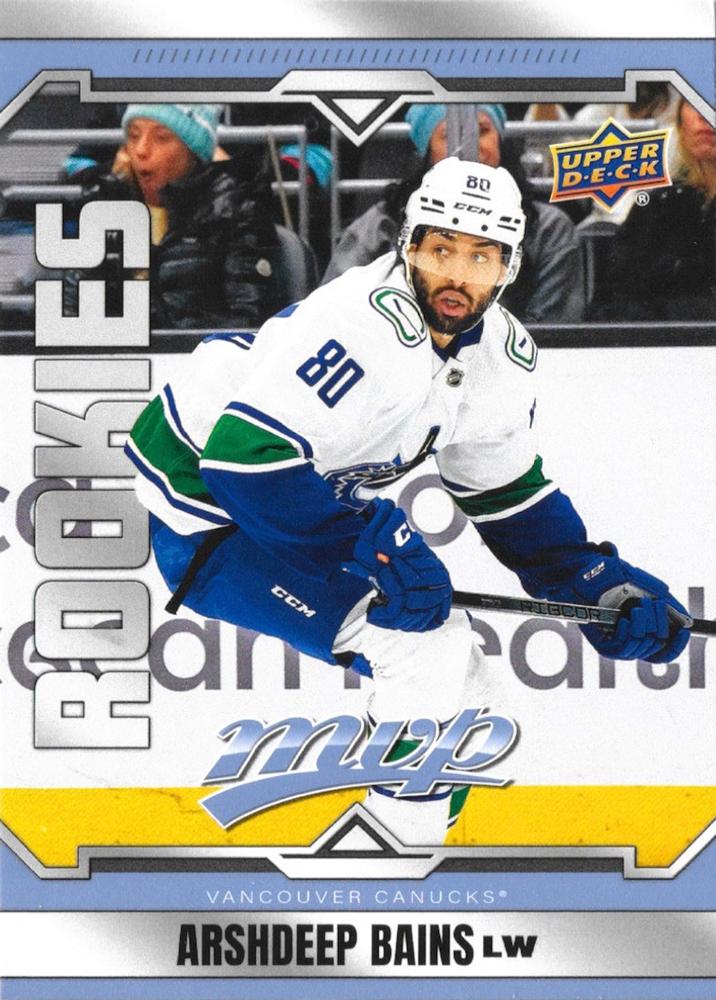 Arshdeep Bains #242 Vancouver Canucks | 2024-25 Upper Deck MVP
