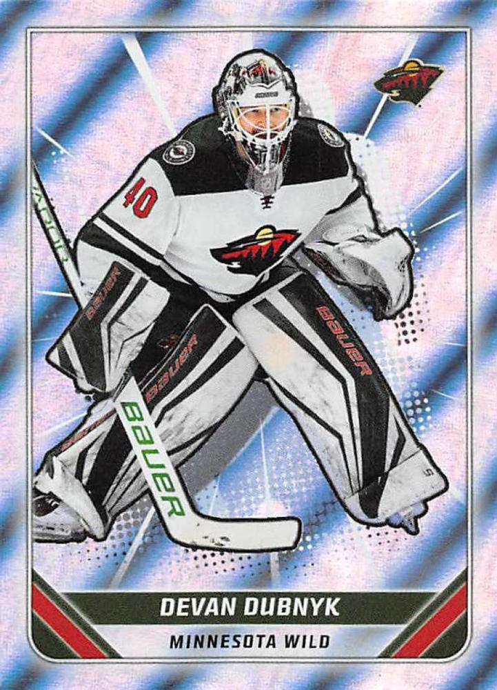 Devan Dubnyk FOIL #243 Minnesota Wild | 2019-20 Topps NHL Sticker Collection