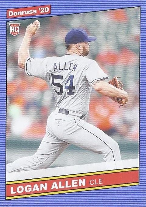 Logan Allen #243 Cleveland Indians | 2020 Donruss