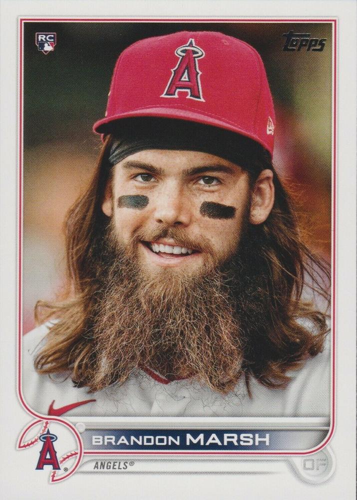 Brandon Marsh #243 Los Angeles Angels (Portrait) | 2022 Topps