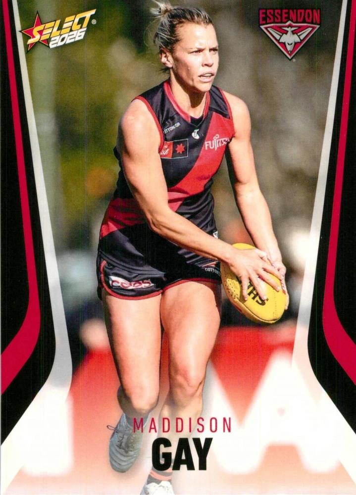 Maddison Gay #243 Essendon Bombers | 2026 Select AFL Footy Stars