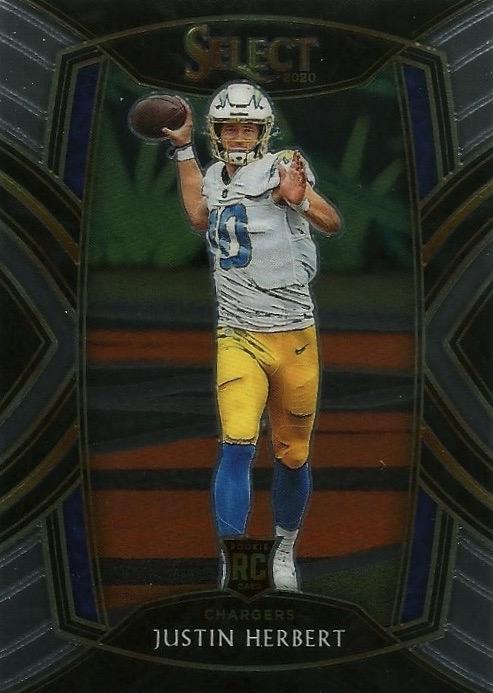 Justin Herbert #244 Los Angeles Chargers | 2020 Panini Select |  | NFL Football