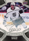 Quinton Byfield Rookie #244 Los Angeles Kings | 2021-22 Upper Deck MVP Silver Script