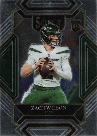 Zach Wilson #244 New York Jets | 2021 Panini Select |  | NFL Football