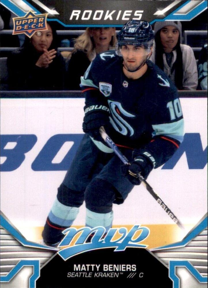 Matty Beniers Rookie #244 Seattle Kraken | 2022-23 Upper Deck MVP