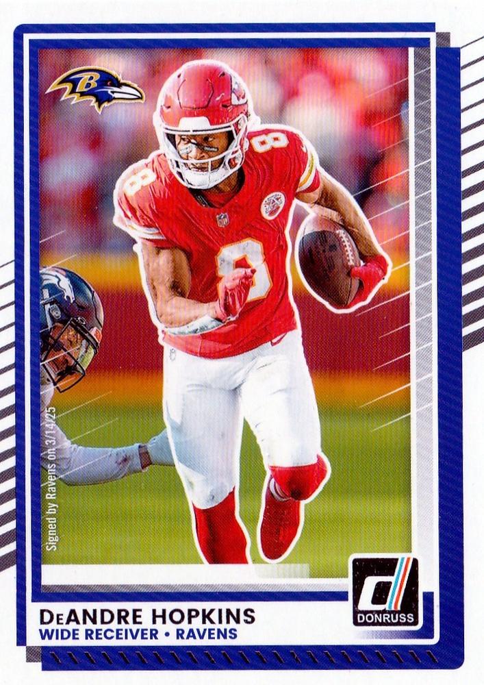 DeAndre Hopkins #244 Baltimore Ravens | 2025 Donruss | NFL Football