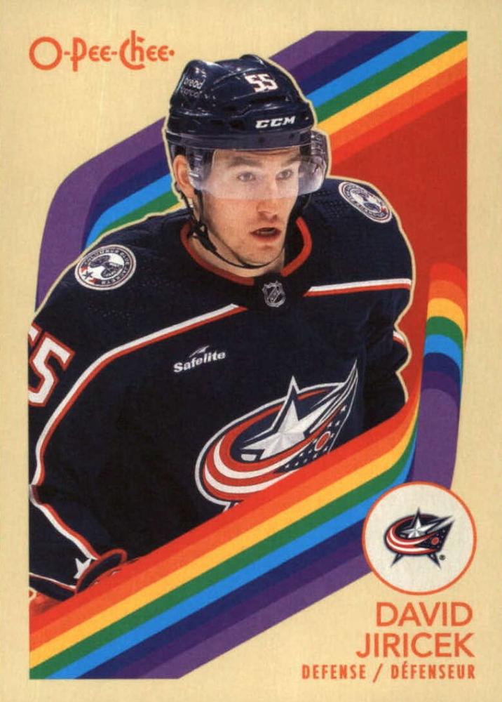 David Jiricek #245 Columbus Blue Jackets | 2023-24 O-Pee-Chee Retro