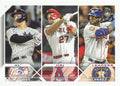 AL HRs Leaders (Aaron Judge / Mike Trout / Yordan Alvarez) #246 Multi-Team | 2023 Topps