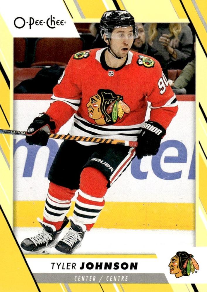 Tyler Johnson #246 Chicago Blackhawks | 2023-24 O-Pee-Chee Yellow Border