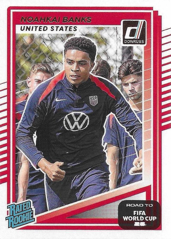 Noahkai Banks #246 USA | 2025-26 Donruss Road to FIFA World Cup