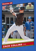 Zack Collins #247 Chicago White Sox (Black Jersey, black card number circle on back) | 2020 Donruss