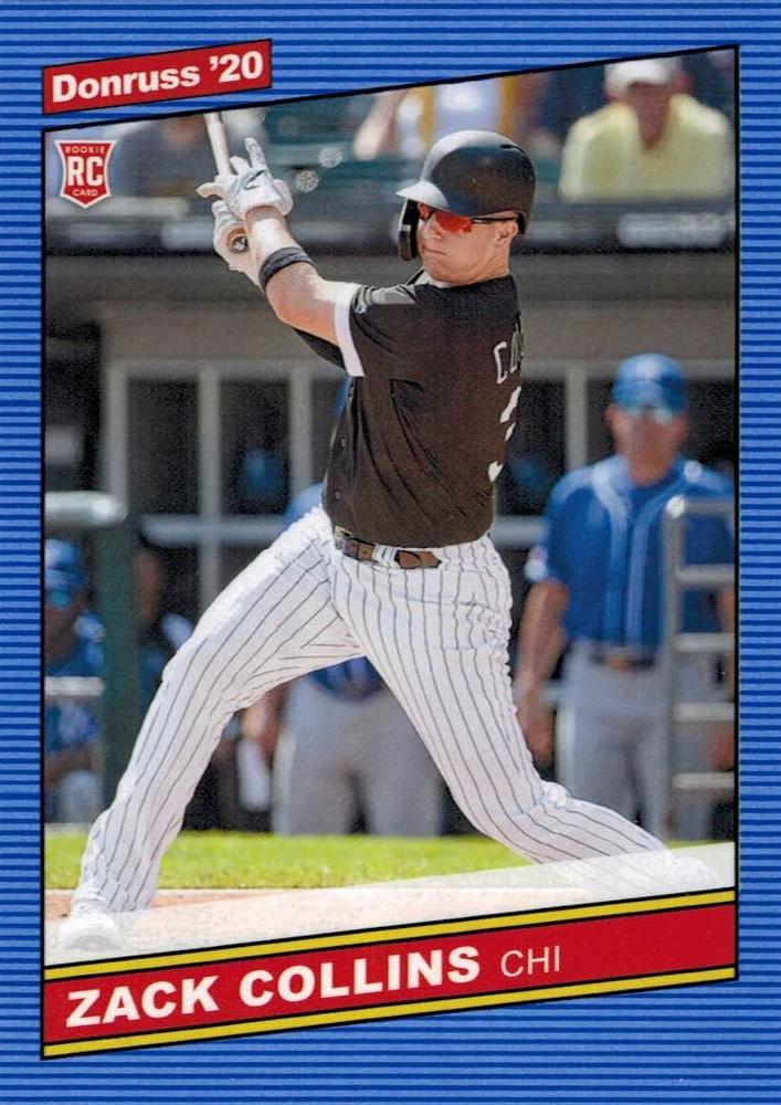 Zack Collins #247 Chicago White Sox (Black Jersey, black card number circle on back) | 2020 Donruss
