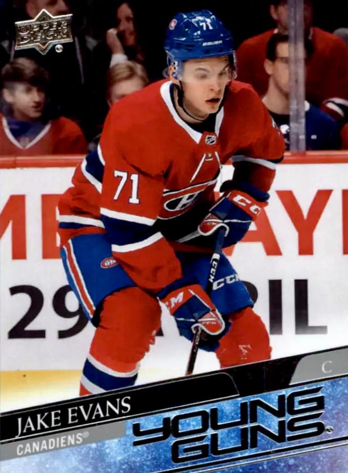 Jake Evans #247 Montreal Canadiens | 2020-21 Upper Deck