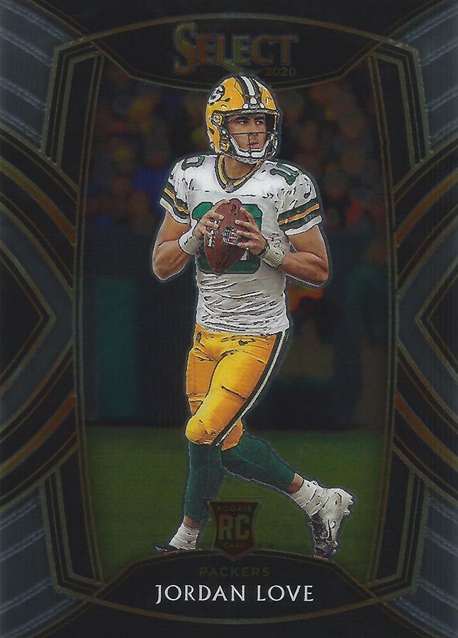 Jordan Love #247 Green Bay Packers | 2020 Panini Select |  | NFL Football