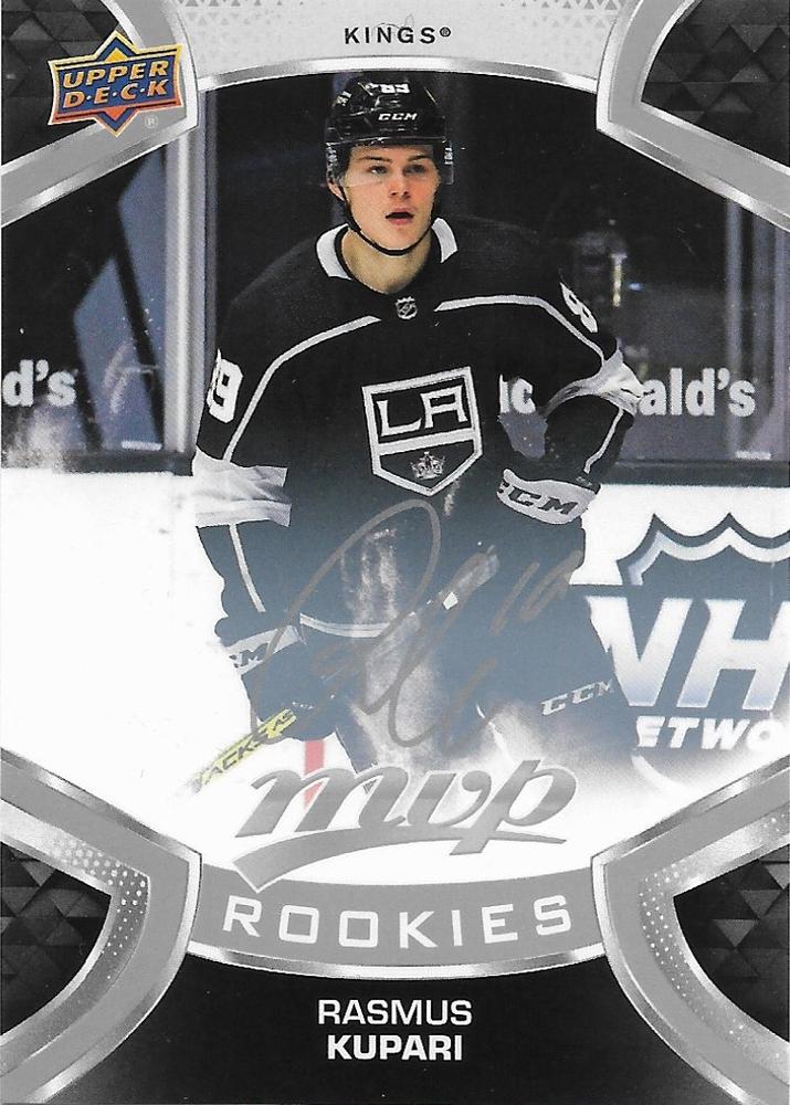 Rasmus Kupari Rookie #247 Los Angeles Kings | 2021-22 Upper Deck MVP Silver Script