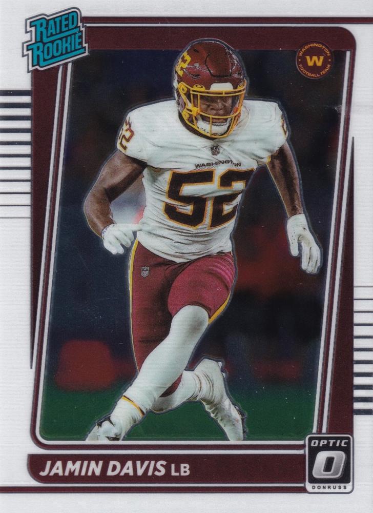 Jamin Davis #247 Washington Football Team | 2021 Donruss Optic | NFL Football