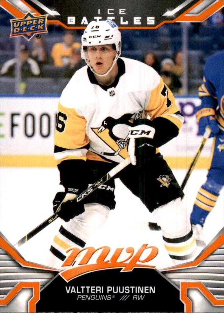 Valtteri Puustinen Rookie #247 Pittsburgh Penguins | 2022-23 Upper Deck MVP Ice Battles
