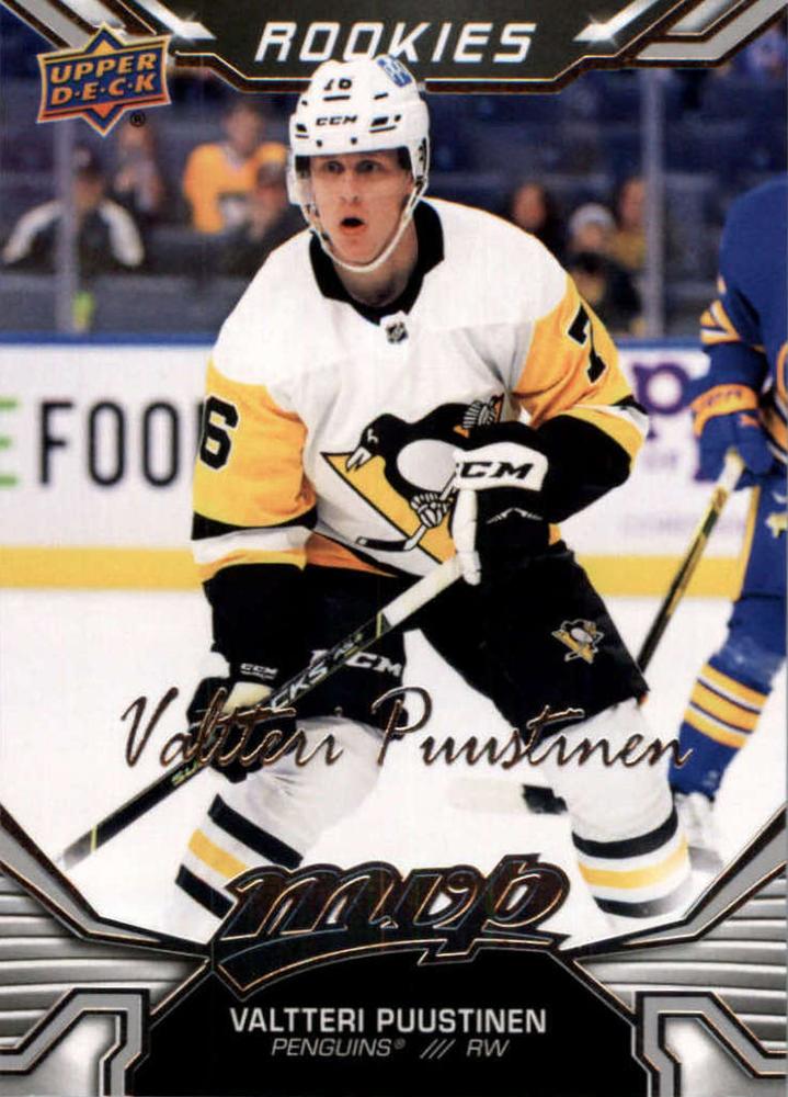 Valtteri Puustinen Rookie #247 Pittsburgh Penguins | 2022-23 Upper Deck MVP Silver Script