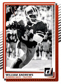William Andrews #247 Atlanta Falcons | 2025 Donruss | NFL Football