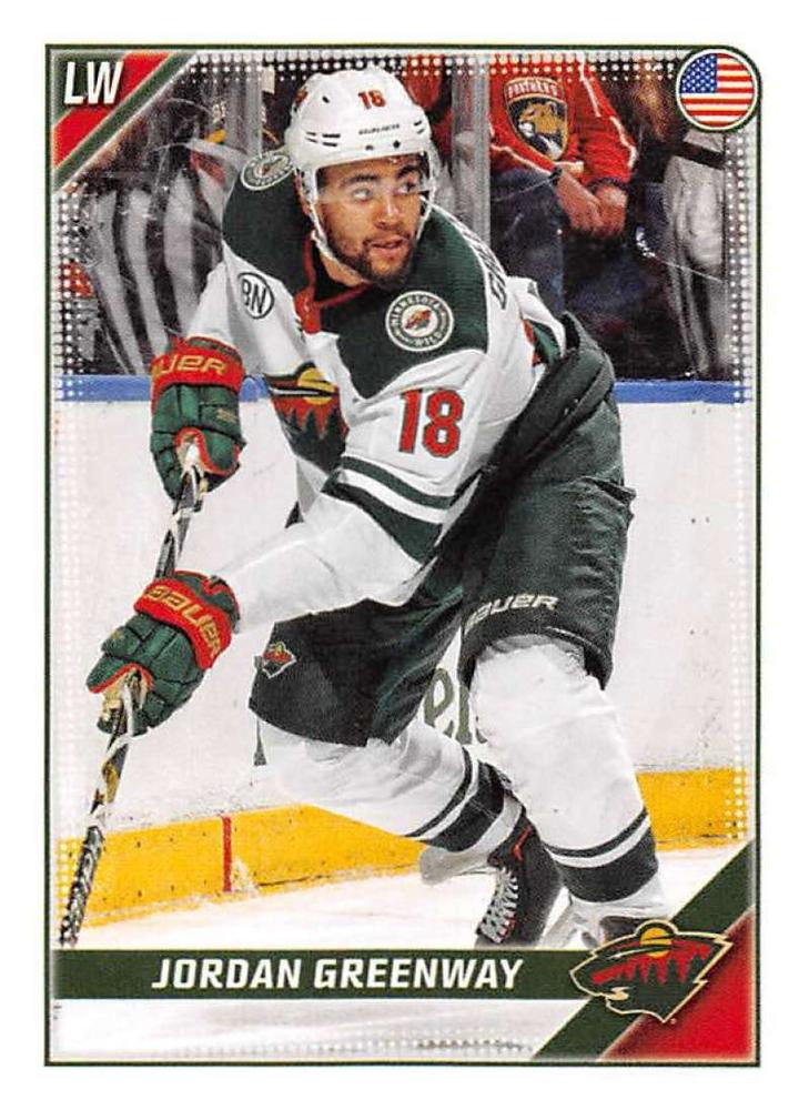 Jordan Greenway #248 Minnesota Wild | 2019-20 Topps NHL Sticker Collection