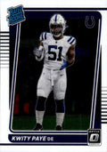 Kwity Paye #248 Indianapolis Colts | 2021 Donruss Optic | NFL Football