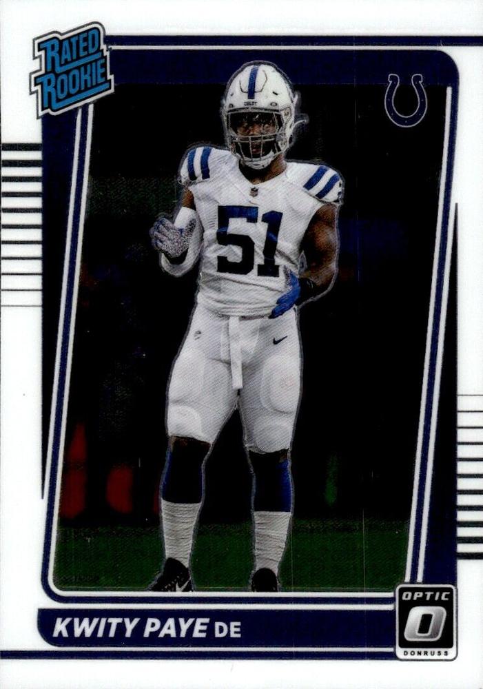 Kwity Paye #248 Indianapolis Colts | 2021 Donruss Optic | NFL Football