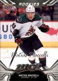 Matias Maccelli Rookie #248 Arizona Coyotes | 2022-23 Upper Deck MVP Silver Script