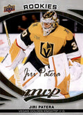 Jiri Patera Rookie #248 Vegas Golden Knights | 2023-24 Upper Deck MVP Silver Script