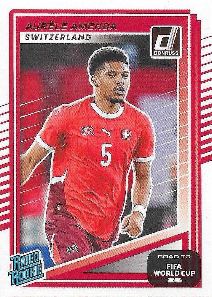 Aurele Amenda #248 Switzerland | 2025-26 Donruss Road to FIFA World Cup