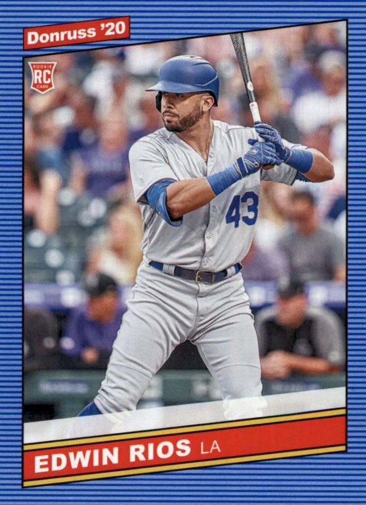 Edwin Rios #249 Los Angeles Dodgers | 2020 Donruss
