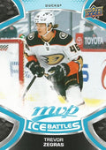 Trevor Zegras Rookie #249 Anaheim Ducks | 2021-22 Upper Deck MVP Ice Battles