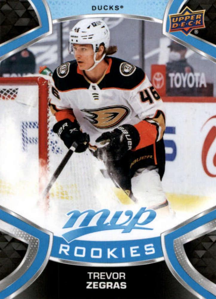 Trevor Zegras Rookie #249 Anaheim Ducks | 2021-22 Upper Deck MVP